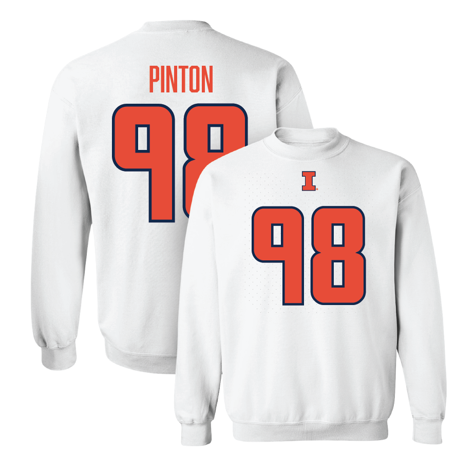 White Illinois Player Crew     - Fabrizio Pinton