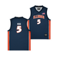 Illinois Men's Basketball Navy Jersey - AJ Redd