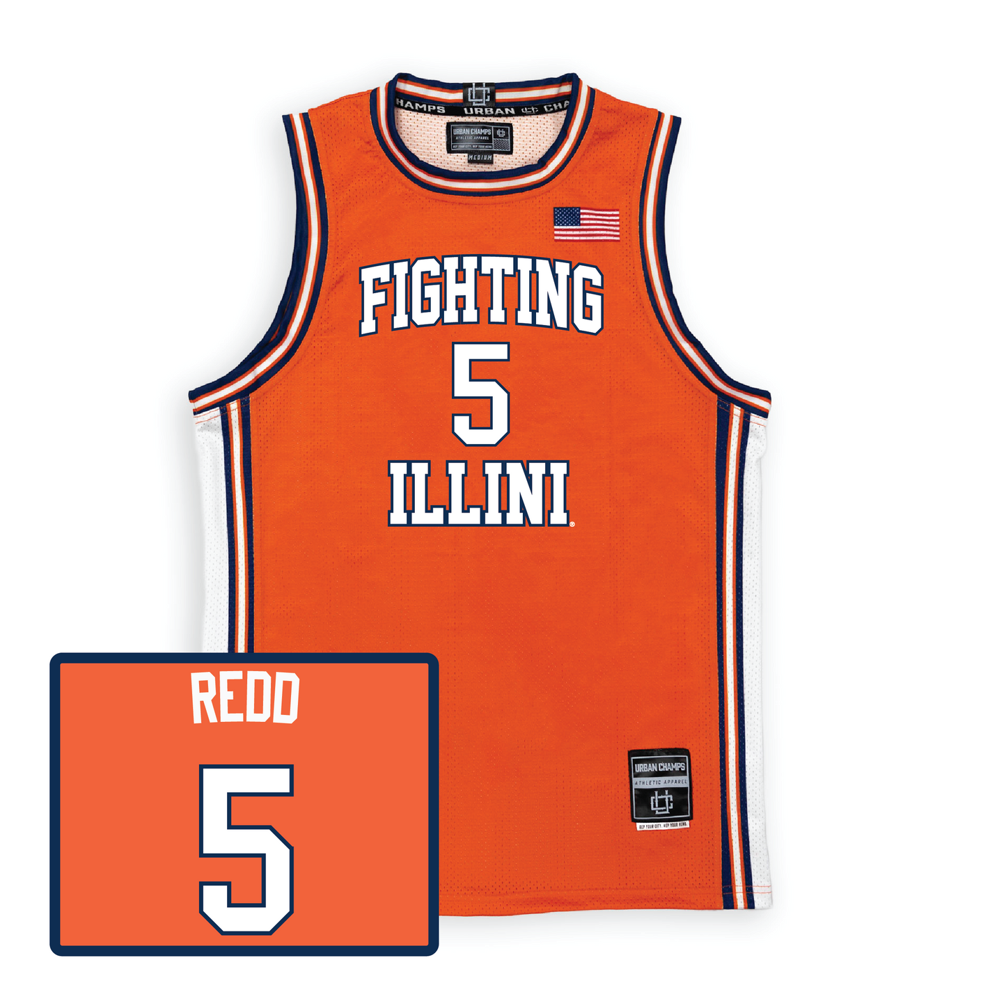 Orange Men's Basketball Illini Jersey