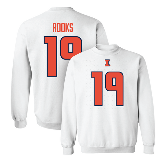 White Illinois Player Crew     - Tyson Rooks