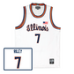 Men's Basketball White Script Jersey  - Will Riley