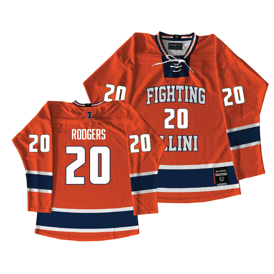 Exclusive: Illinois Men's Basketball Hockey Jersey - Ty Rodgers | #20