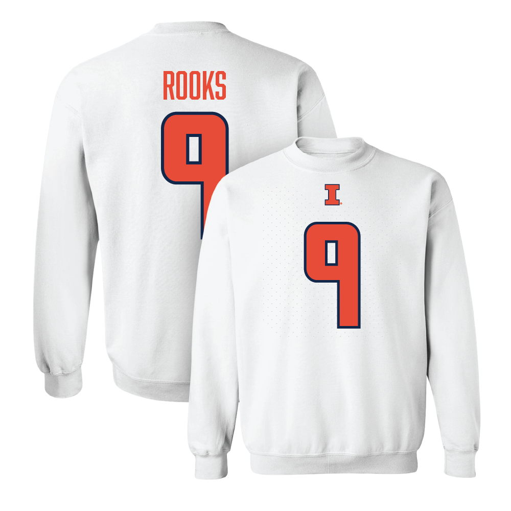 White Illinois Player Crew     - Tyson Rooks