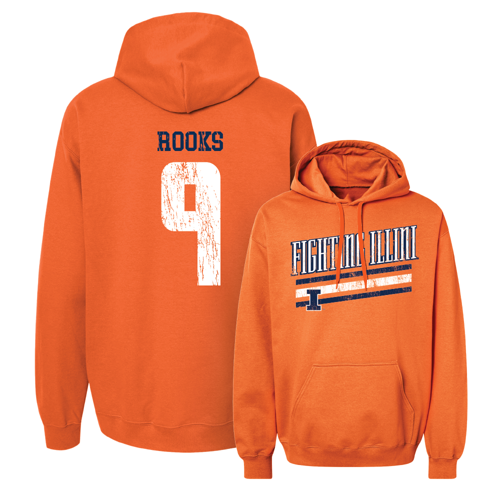 Orange Slant Hoodie    - Tyson Rooks