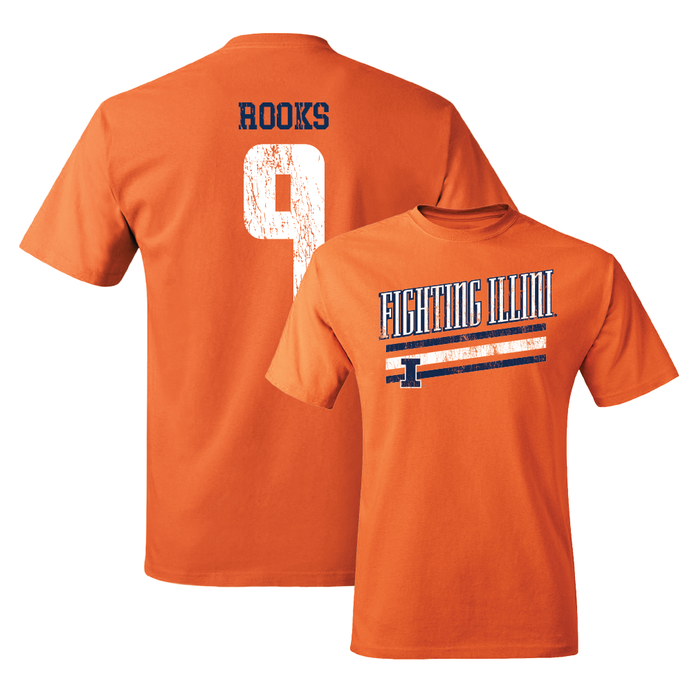 Orange Slant Tee    - Tyson Rooks