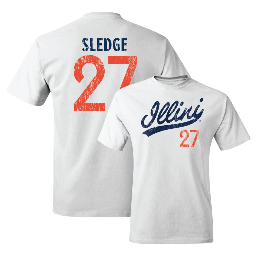 White Script Comfort Colors Tee  - Enyce Sledge