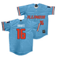 Illinois Light Blue Baseball Jersey - Jake Swartz #16