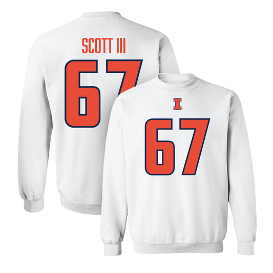 White Illinois Player Crew     - Steven Scott III