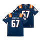 Nike Illinois Navy NIL Game Replica Football Jersey - Steven Scott III