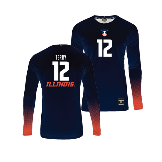 Navy Illinois Women's Volleyball Jersey