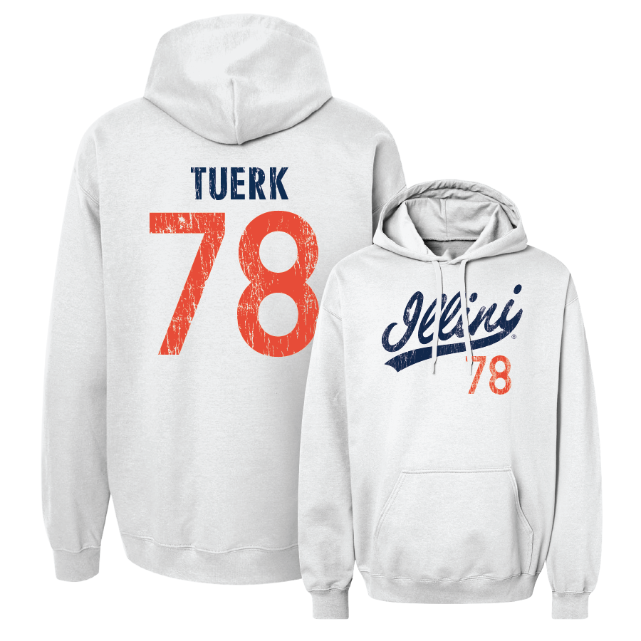 White Script Hoodie  - Eddie Tuerk