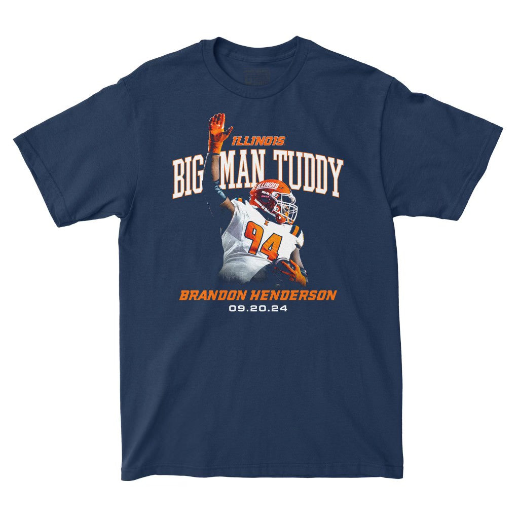 EXCLUSIVE RELEASE: Brandon Henderson - Big Man Tuddy Tee - Navy