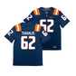 Nike Illinois Navy NIL Game Replica Football Jersey - Sam Tsagalis