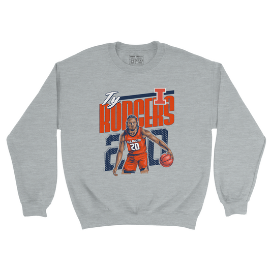 EXCLUSIVE RELEASE: Ty Rodgers Illustration Sport Grey Crew