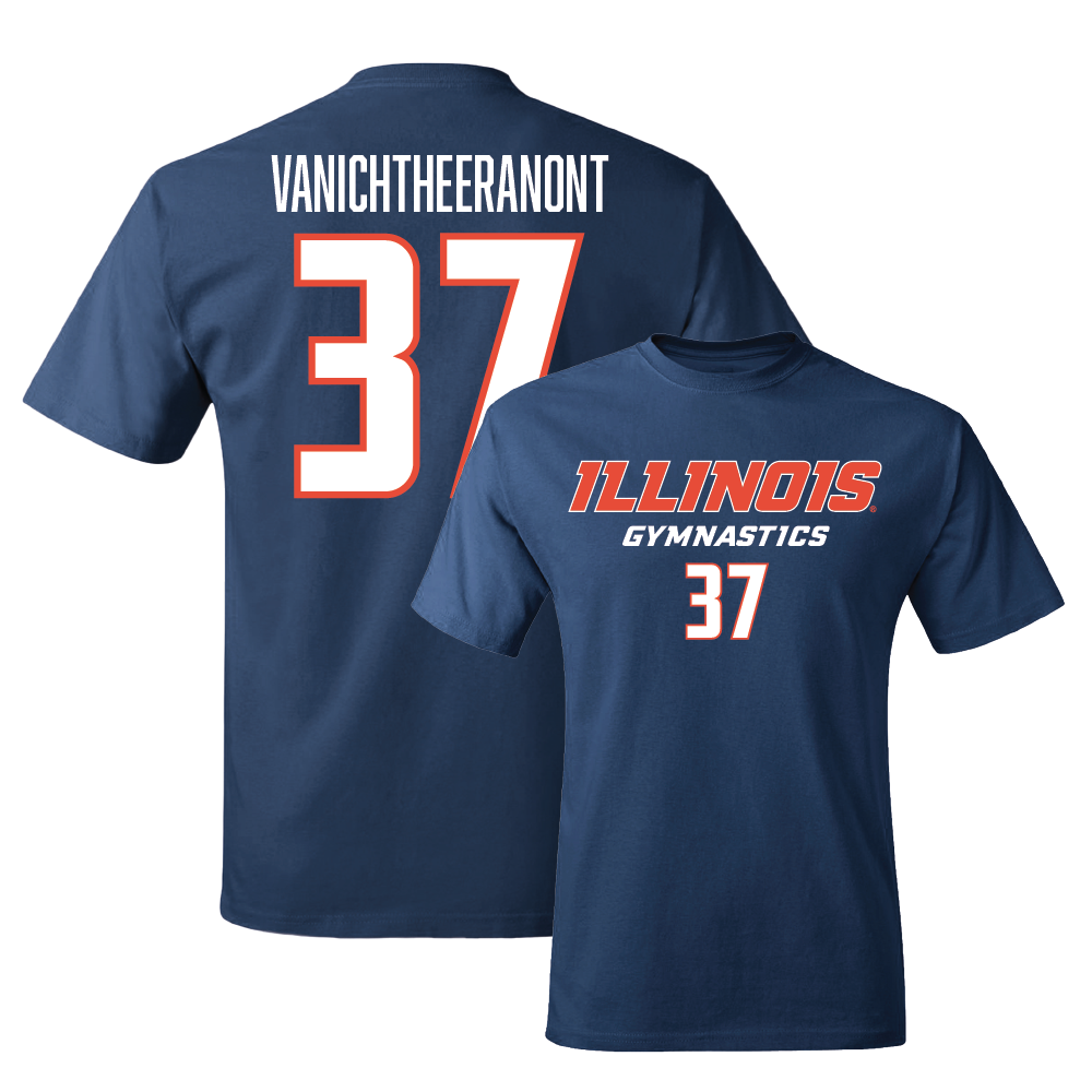 Navy Illinois Classic Tee  - Ryan Vanichtheeranont