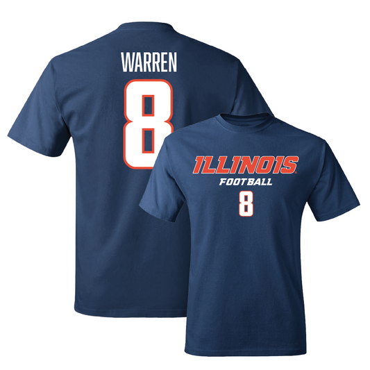 Navy Illinois Classic Tee    - Jeremiah Warren