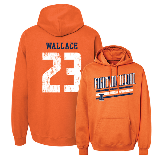Orange Slant Hoodie  - Berry Wallace