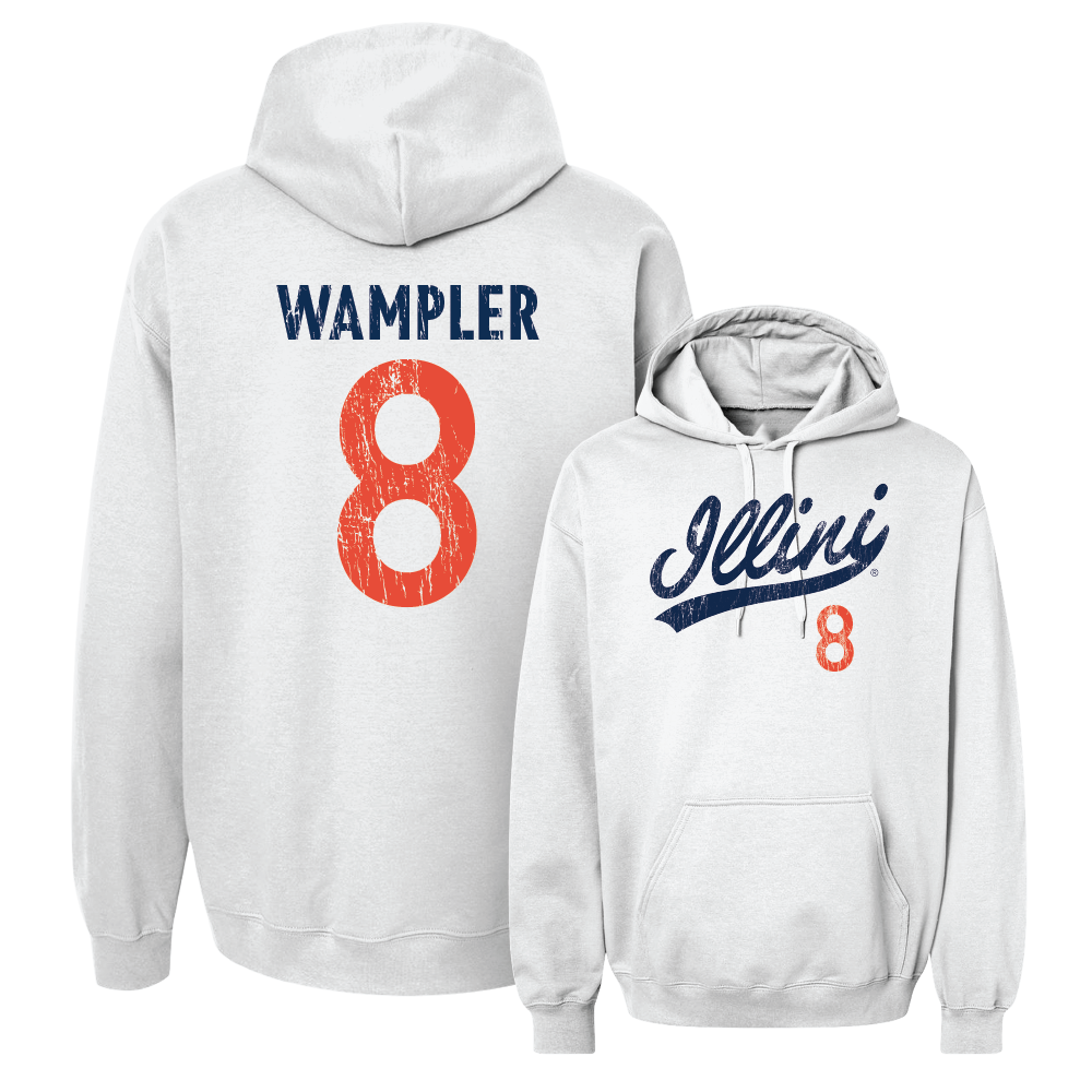 White Script Hoodie  - Sophia Wampler