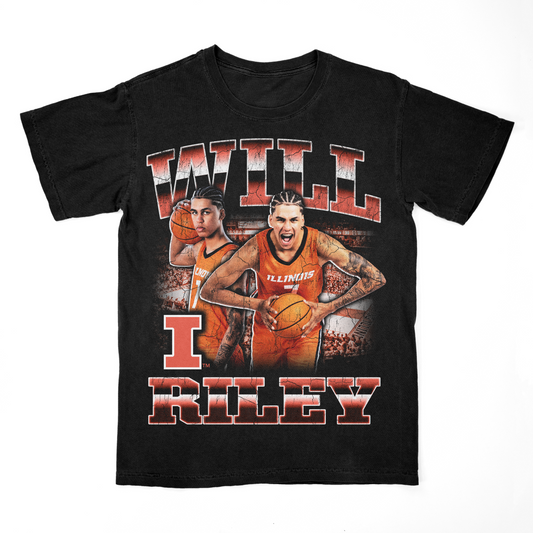 EXCLUSIVE RELEASE: Will Riley 90s Retro Black Tee