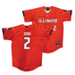 Illinois Orange Baseball Jersey   - Jack Zebig