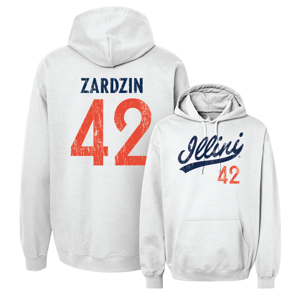 White Script Hoodie    - Luke Zardzin