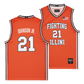 Orange Men's Basketball Illini Jersey  - Morez Johnson Jr.