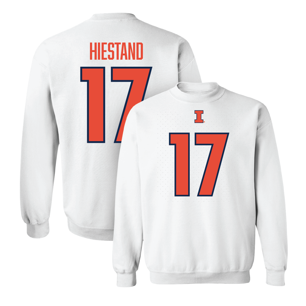 White Illinois Shirsey Crew  - Sarah Hiestand