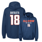 Navy Illinois Classic Hoodie    - Michael Bartolotta