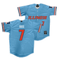 Illinois Light Blue Baseball Jersey   - Grant Ross