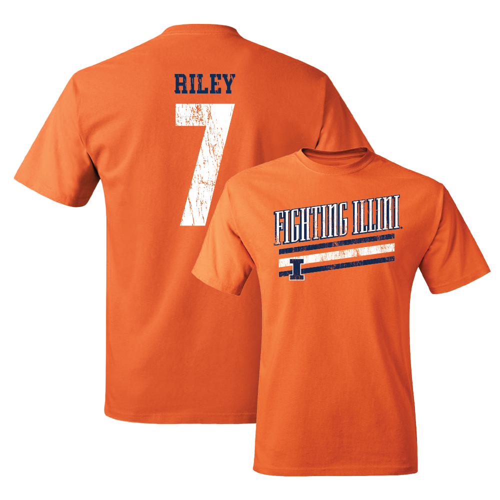 Orange Slant Tee  - Will Riley