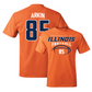 Orange Illinois Football Tee    - Tanner Arkin