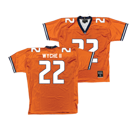 Orange Football Fighting Illini Jersey      - Cedric Wyche ll
