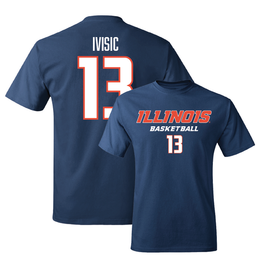 Navy Illinois Classic Tee   - Tomislav Ivisic