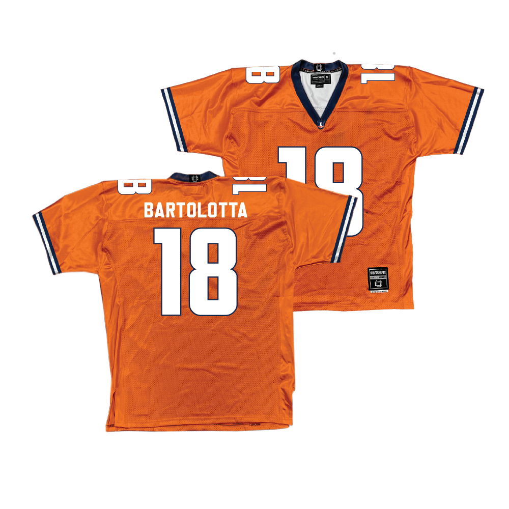 Orange Football Fighting Illini Jersey     - Michael Bartolotta