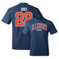 Navy Illinois Football Arch Tee    - Robert Jones