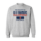 Sport Grey Illinois Football Varsity Crew    - Justin Bowick
