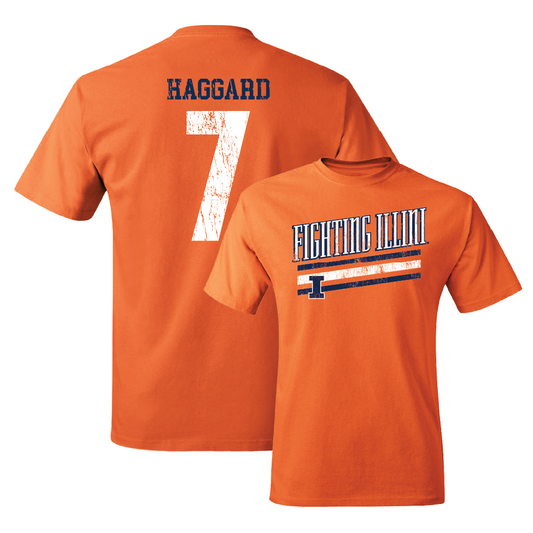 Orange Slant Tee  - Ellie Haggard