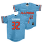 Illinois Light Blue Baseball Jersey   - Kyle Schupmann