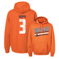 Orange Slant Hoodie  - Lauren Seppi