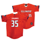 Illinois Orange Baseball Jersey   - Will Johannes