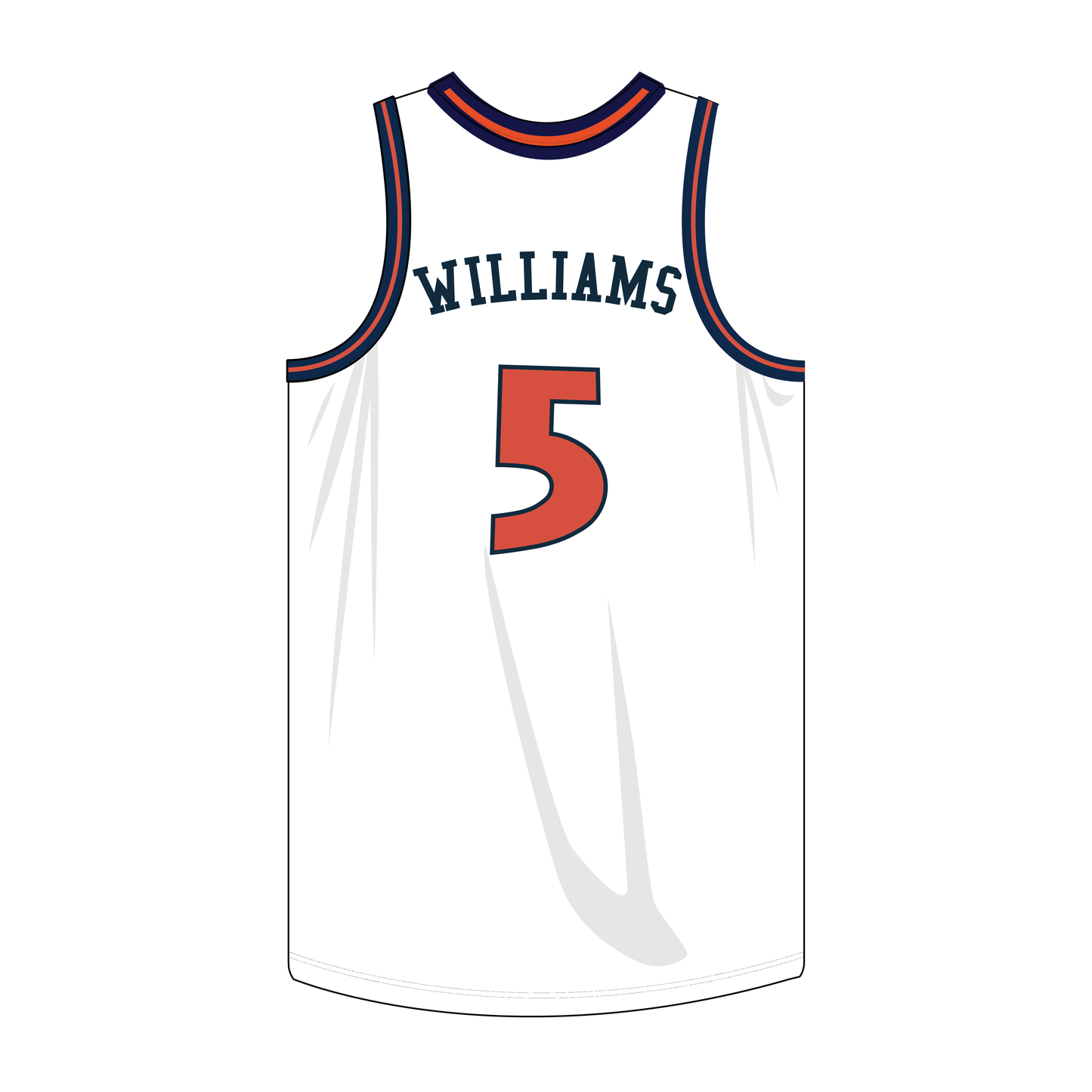 Deron Williams #5 Throwback 2005 Illinois White Basketball Jersey