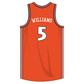 Deron Williams #5 Throwback 2005 Illinois Orange Basketball Jersey