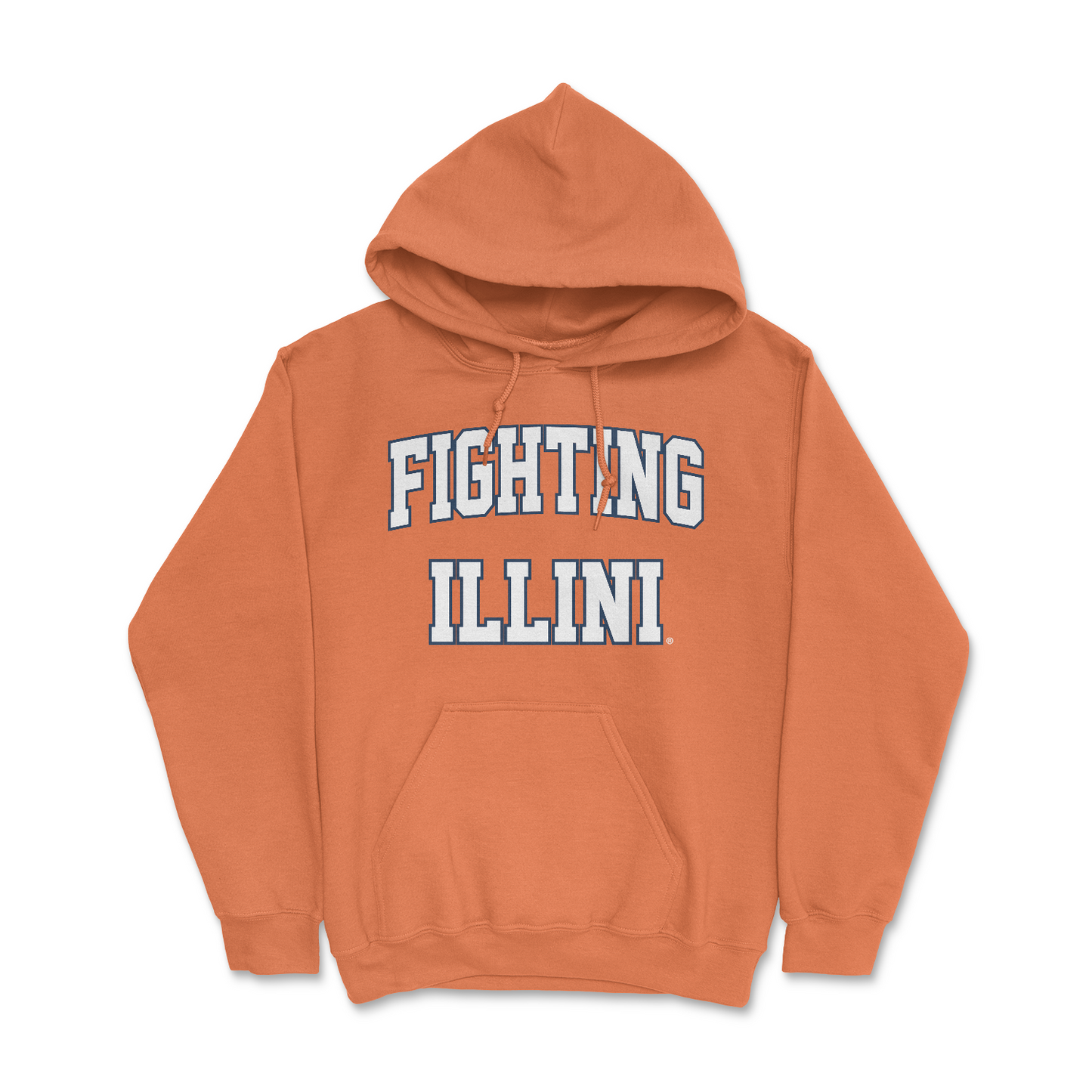Fighting Illini Orange Varsity Hooded Sweatshirt