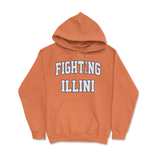 Fighting Illini Orange Varsity Hooded Sweatshirt